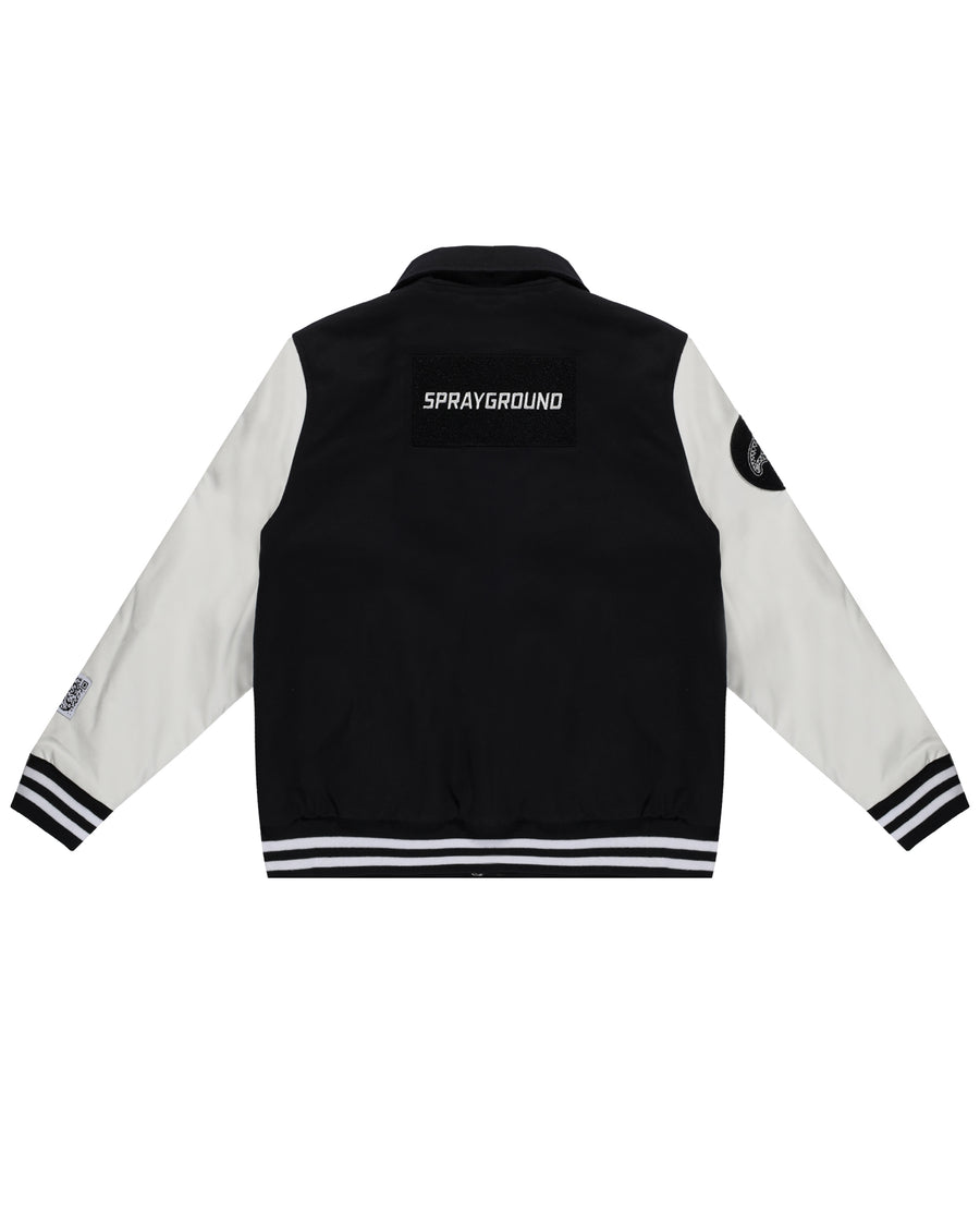 DETACH AND STICK IT VARSITY JACKET