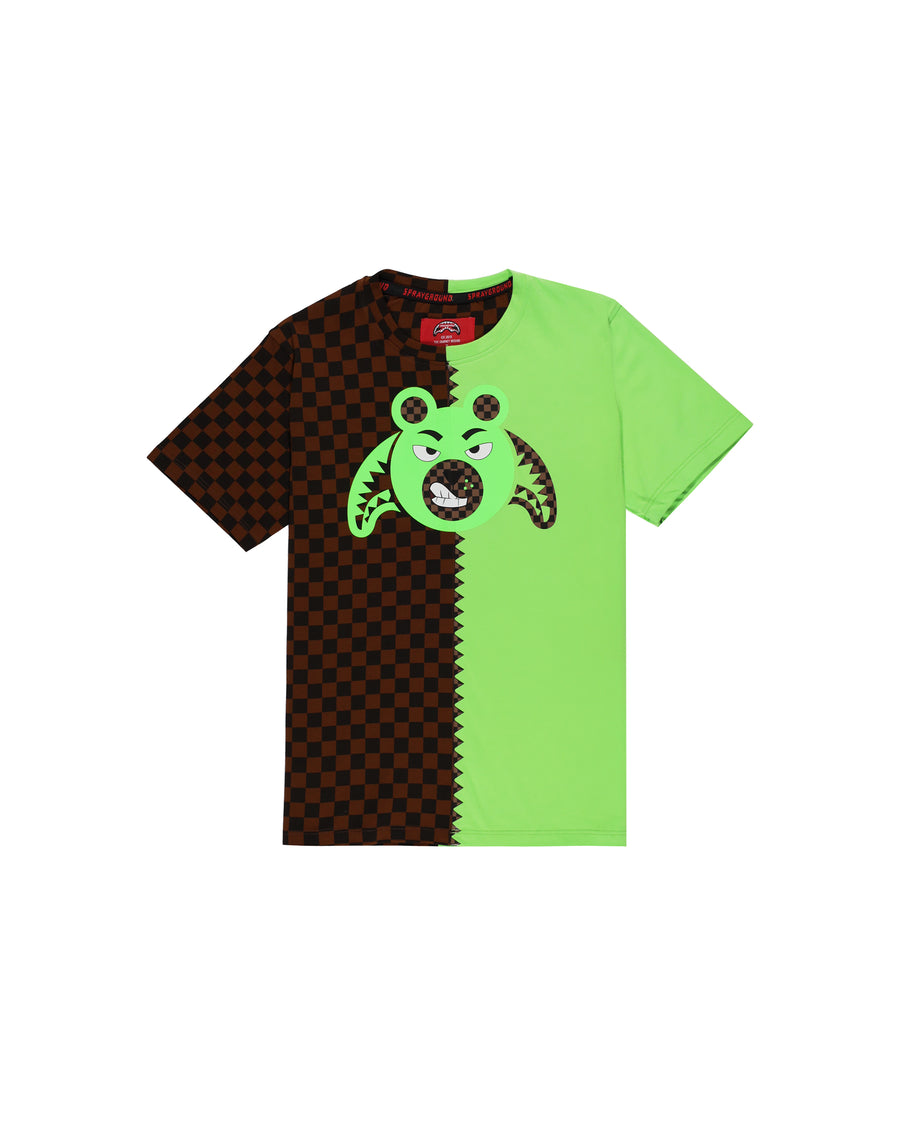 MONEY BEAR SPLIT REGULAR T-SHIRT