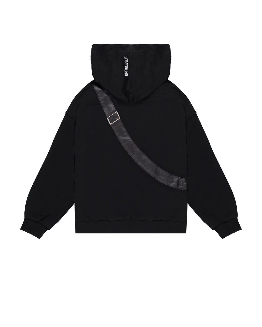 CROSSBODY MONEY BEAR CUT REGULAR HOODIE