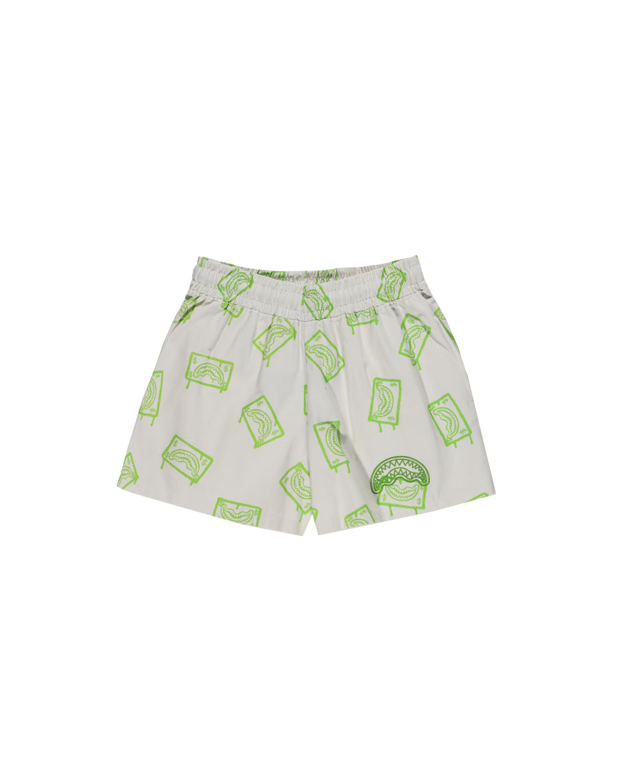 SLIMER DRIPPING ORGANIC COTTON SHORTS