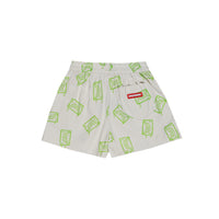 SLIMER DRIPPING ORGANIC COTTON SHORTS