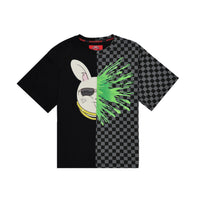 SPLATTER BUNNY SPLIT OVER T-SHIRT