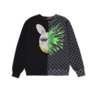 SPLATTER BUNNY SPLIT REGULAR CREWNECK