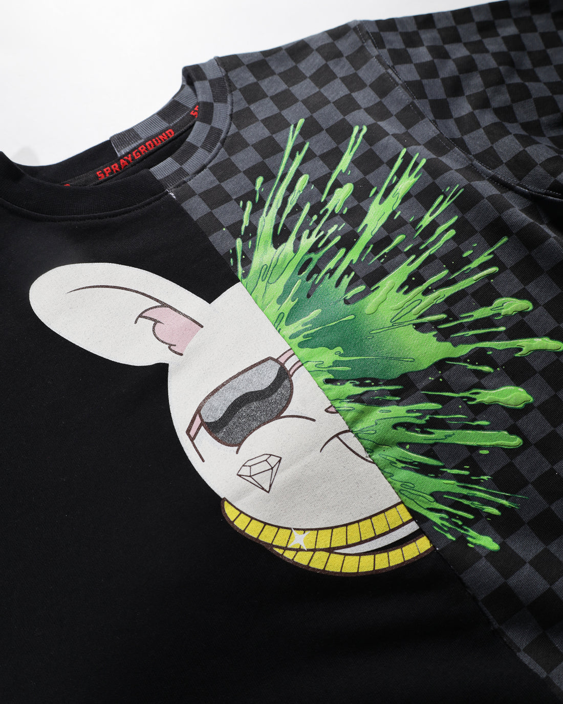 SPLATTER BUNNY SPLIT REGULAR CREWNECK