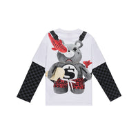 TEDDYBEAR BACKPACK DOUBLE T-SHIRT