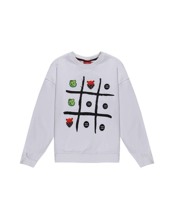 TIC TAC TOE GAME OVER CREWNECK