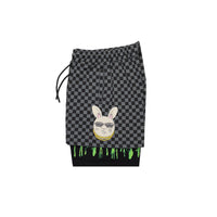 SPLATTER BUNNY DOUBLE SHORTS