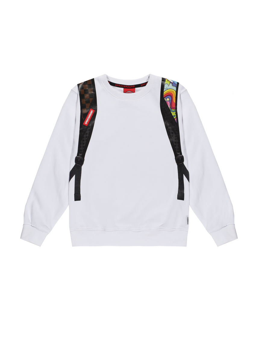 LUCID DREAMS JELLY WORLD FIXES BACKPACK IN THE CREWNECK