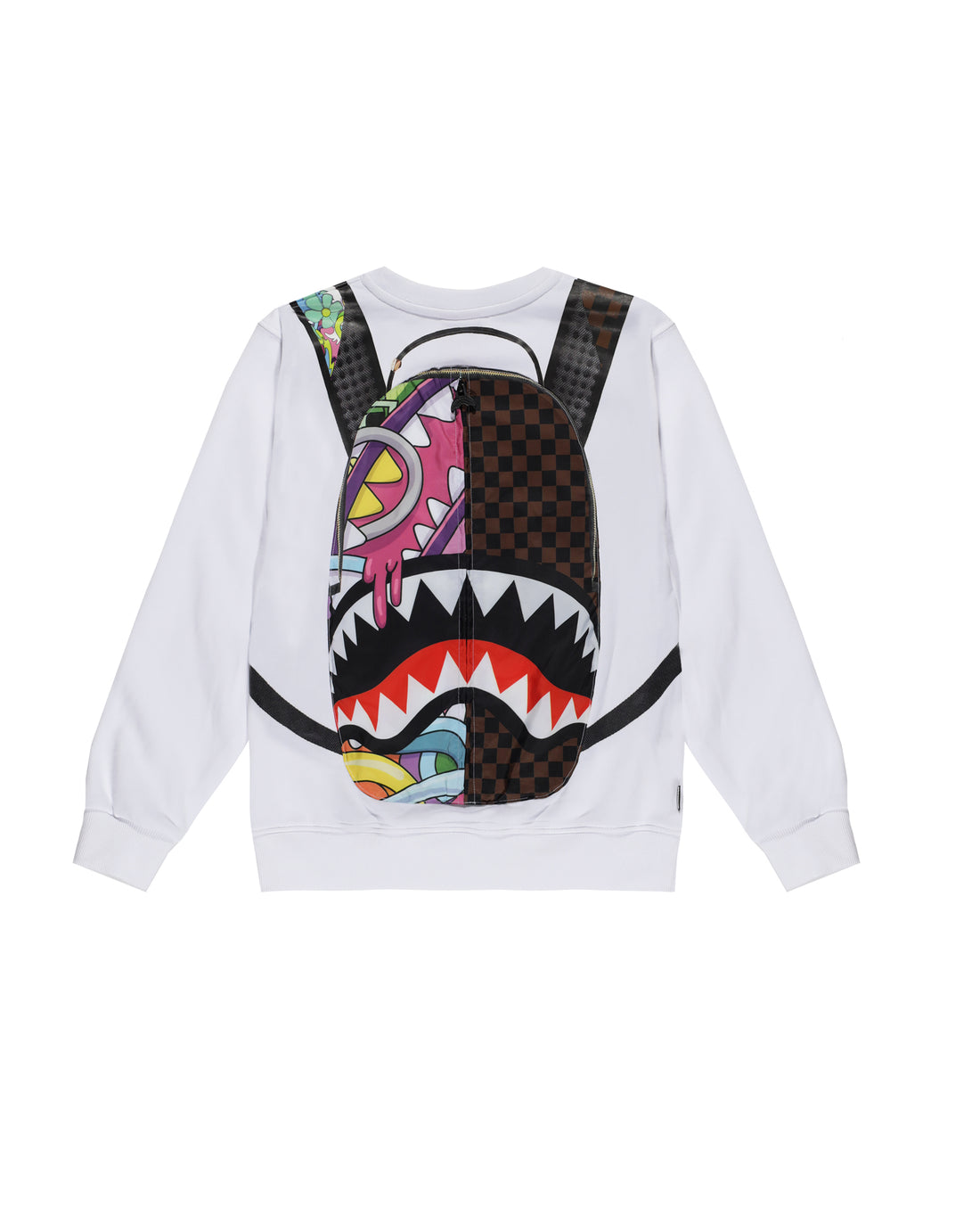 LUCID DREAMS JELLY WORLD FIXES BACKPACK IN THE CREWNECK