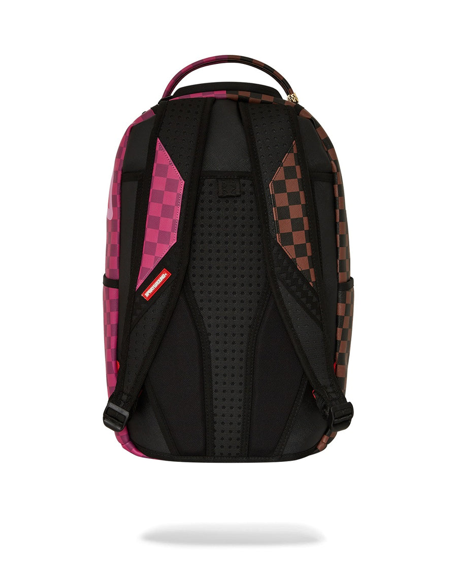 SPLIT SIP PINK CHECK DLXSV BACKPACK
