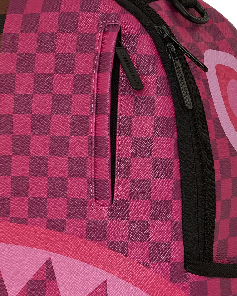 SPLIT SIP PINK CHECK DLXSV BACKPACK
