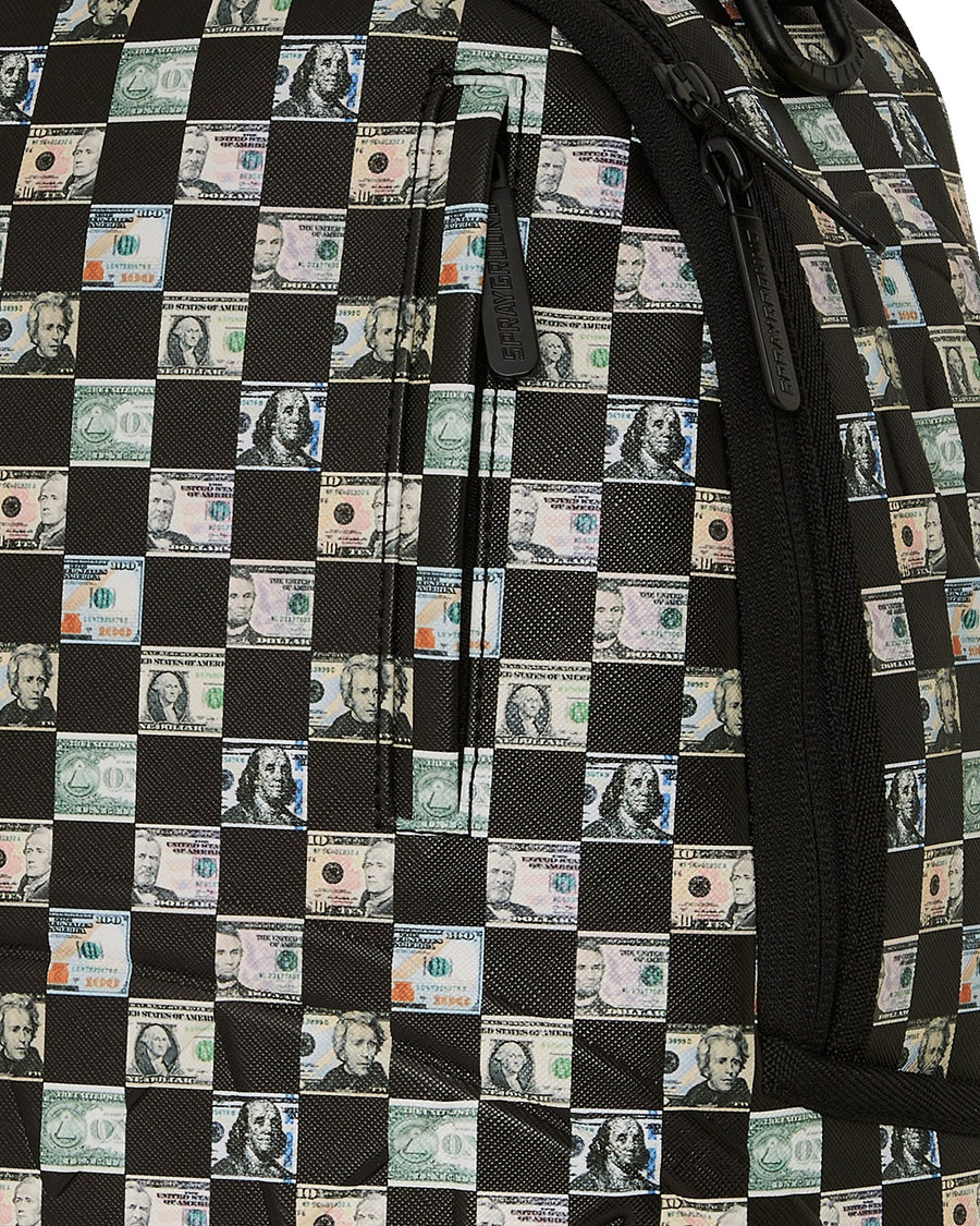 MONEY CHECK PATTERN DLX BACKPACK