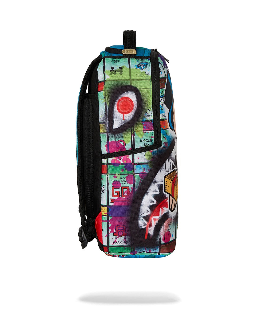 MONOPOLY MAN SPRAYED BOARD DLXR BACKPACK