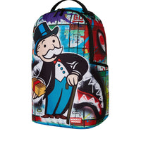 MONOPOLY MAN SPRAYED BOARD DLXR BACKPACK