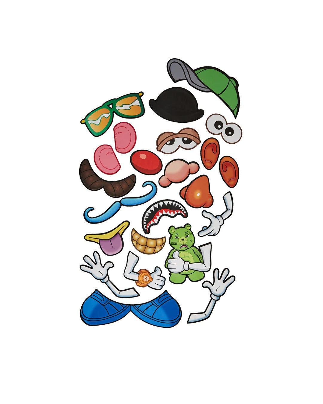 MR. POTATO HEAD VELCRO PATCHES DLXSV BACKPACK