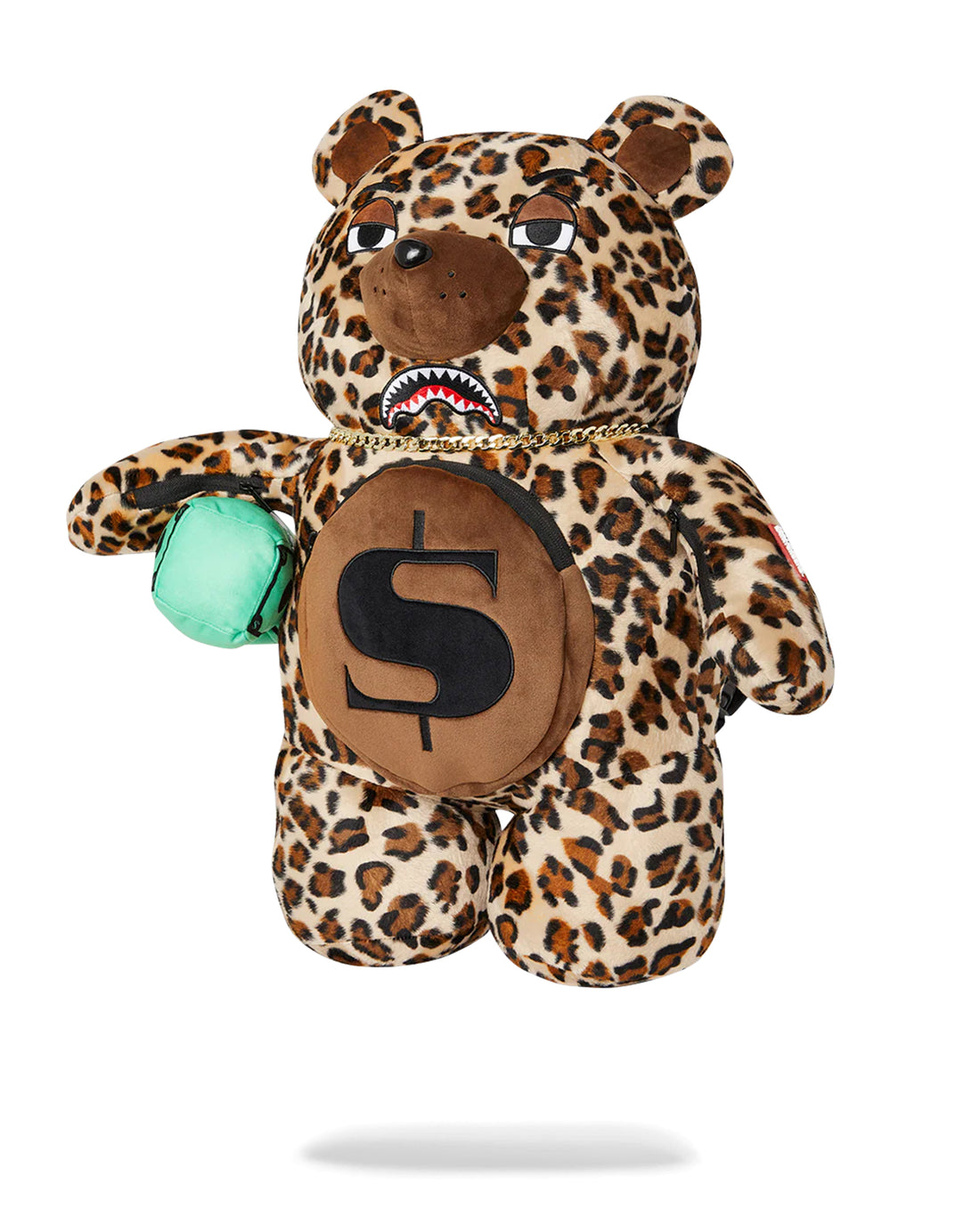 LEOPARD MONEY BEAR BACKPACK