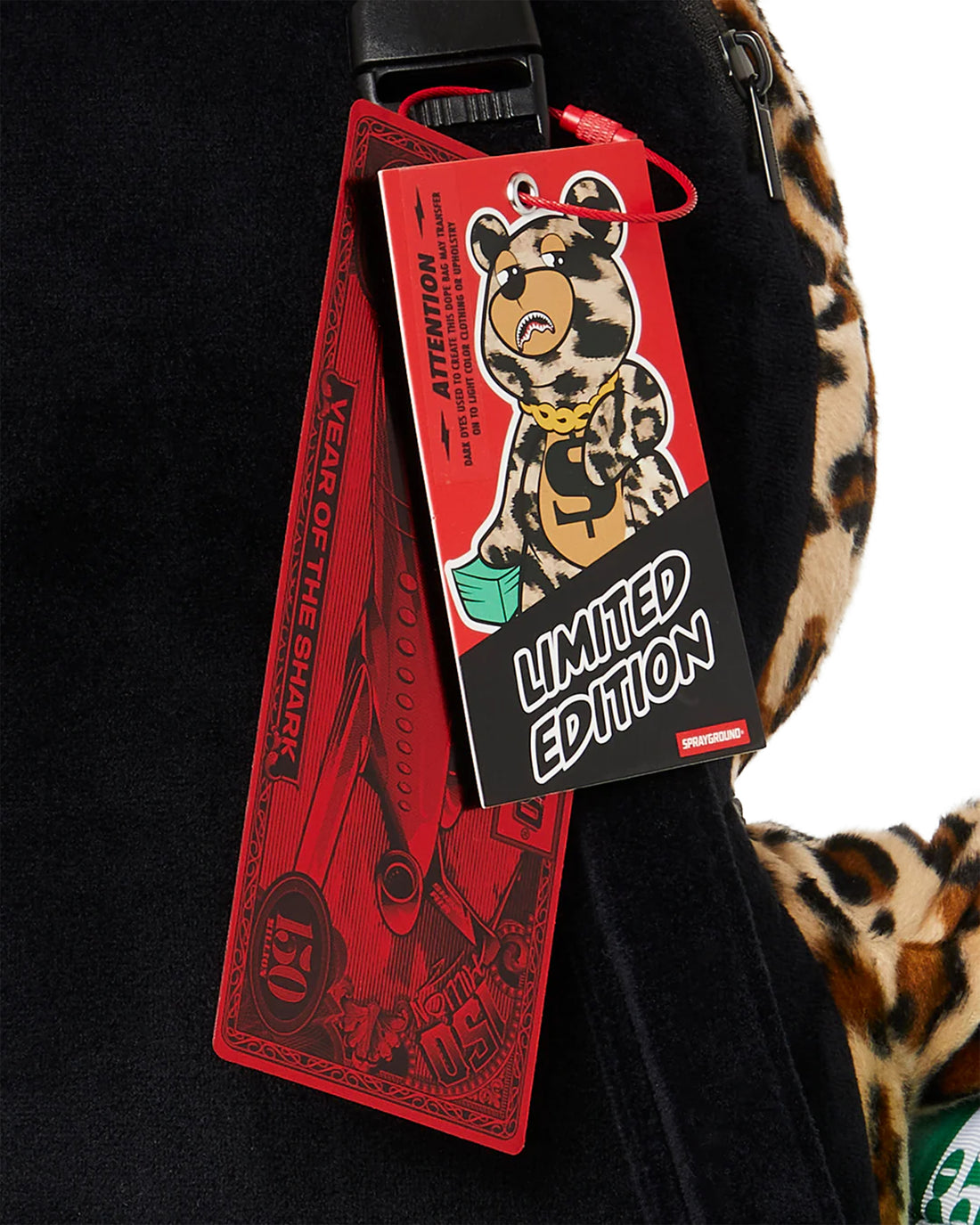 バッグ Rare SPRAYGROUD LEOPARD MONEY BACKPACK Rare Sprayground Spucci Leopard Money Leather w/ Faux Fur