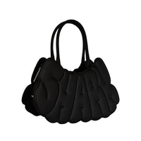 METALLIC DRIP SHARK BUBBLE LETTERS HANDBAG