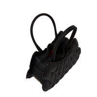 METALLIC DRIP SHARK BUBBLE LETTERS HANDBAG