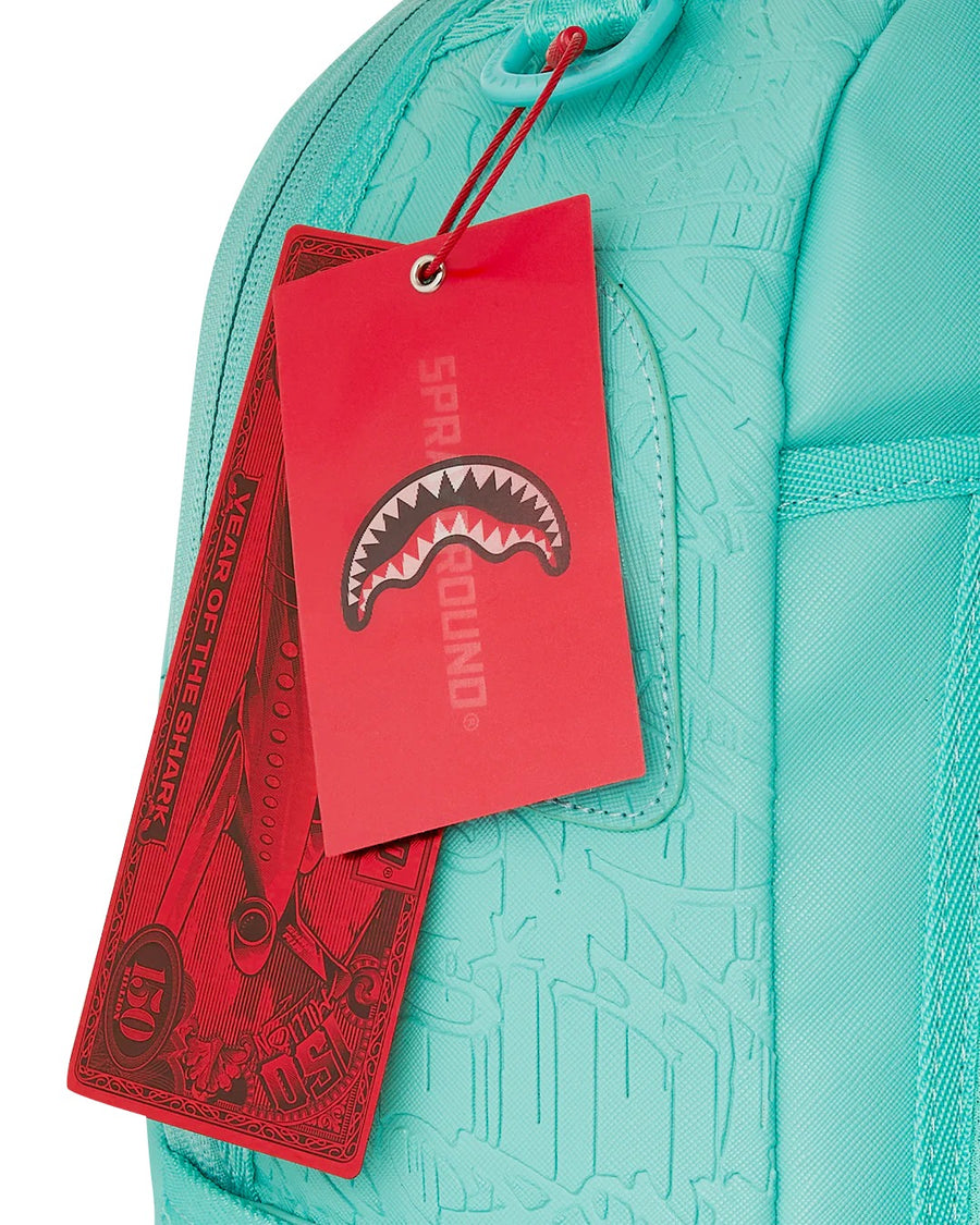 AQUA EMBOSSED GRAFFITI