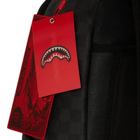 BLACK CHENILLE SIP DLXSV BACKPACK