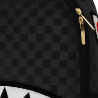 BLACK CHENILLE SIP DLXSV BACKPACK