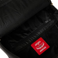 BLACK CHENILLE SIP DLXSV BACKPACK