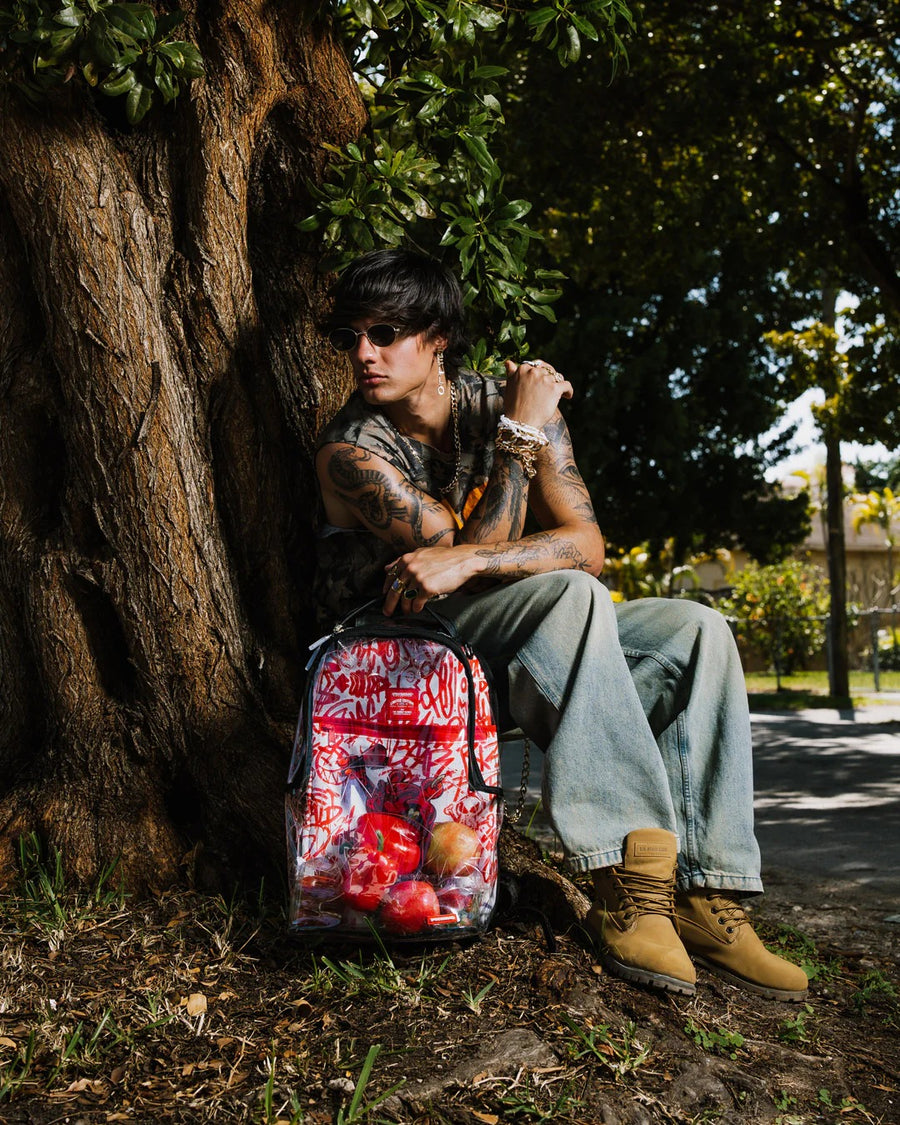 BEAR GRILLS DLX CLEAR BACKPACK