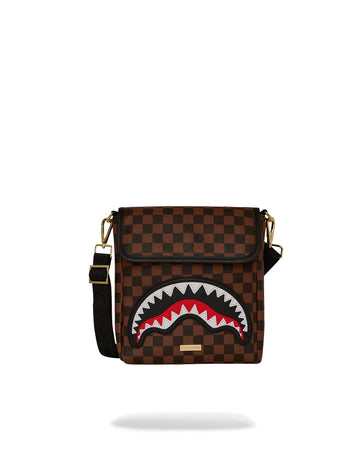 SAWTOOTH SHARKS IN PARIS MESSENGER SLING