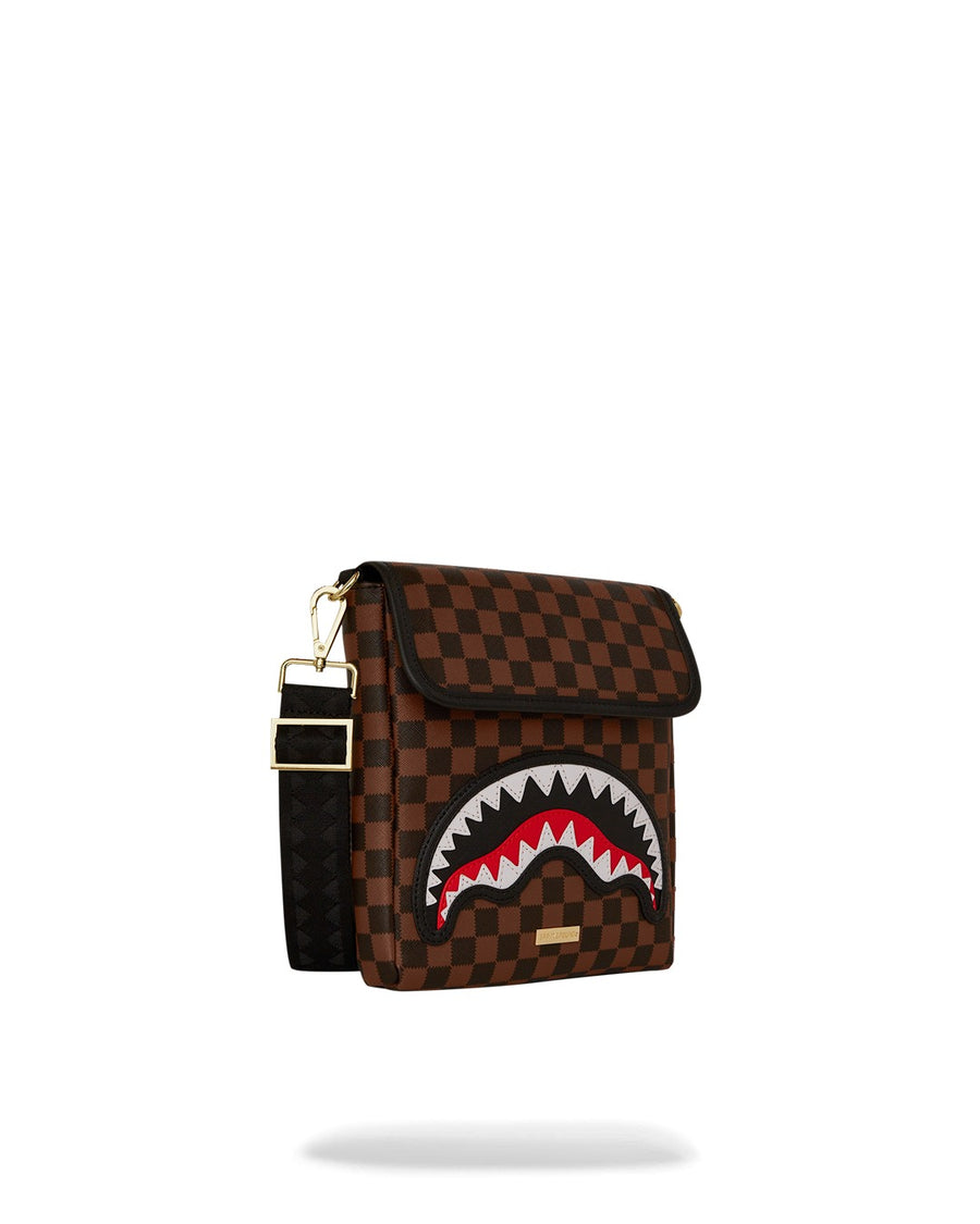 SAWTOOTH SHARKS IN PARIS MESSENGER SLING