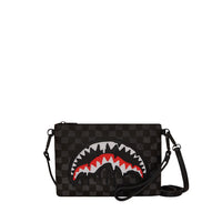DRIPPING SHARKS IN PARIS CROSSOVER CLUTCH