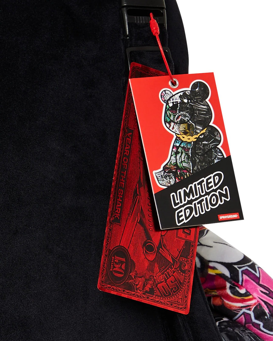 SPLIT CYBERSHARK MONEYBEAR TEDDY BEAR