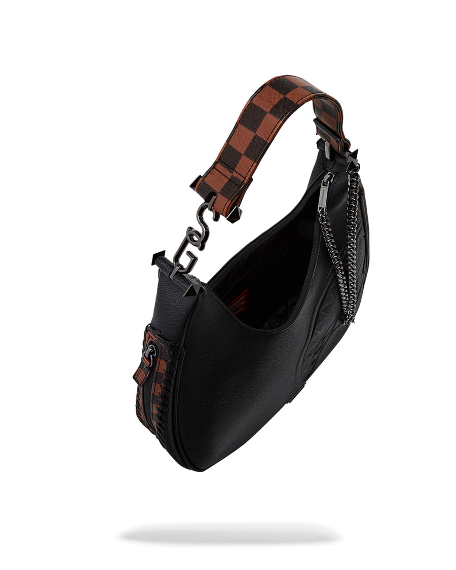 DOES OF CHECK VICE SHOULDER BAG