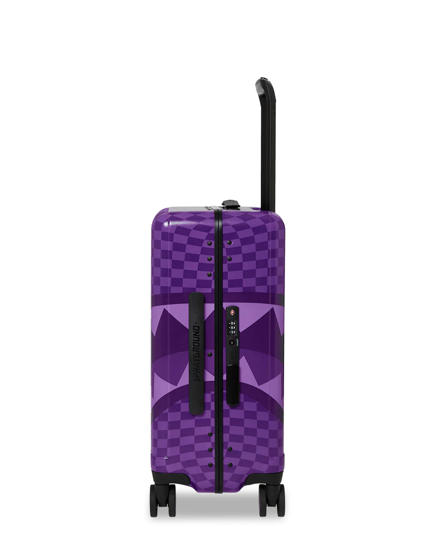 PURPLE SHARK SHARKS IN PARIS CARRY-ON LUGGAGE