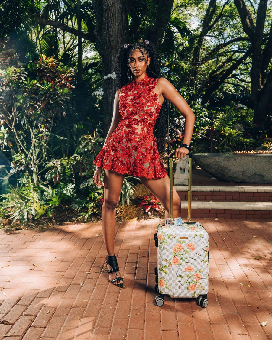 Ai FLORAL CARRY-ON LUGGAGE
