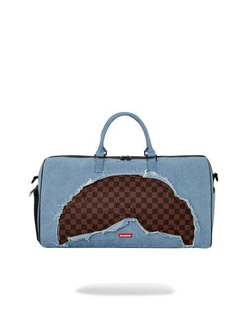 DENIM SHARK DUFFLE