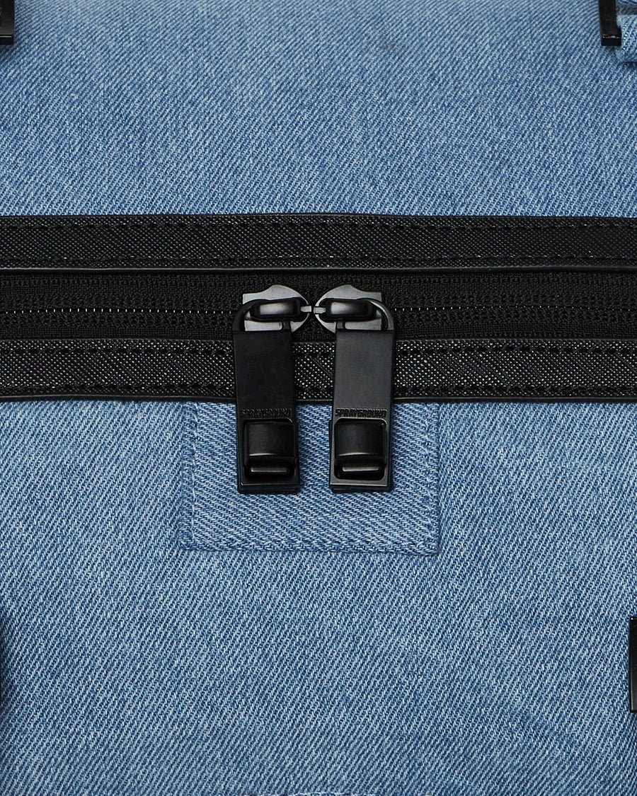 DENIM SHARK DUFFLE