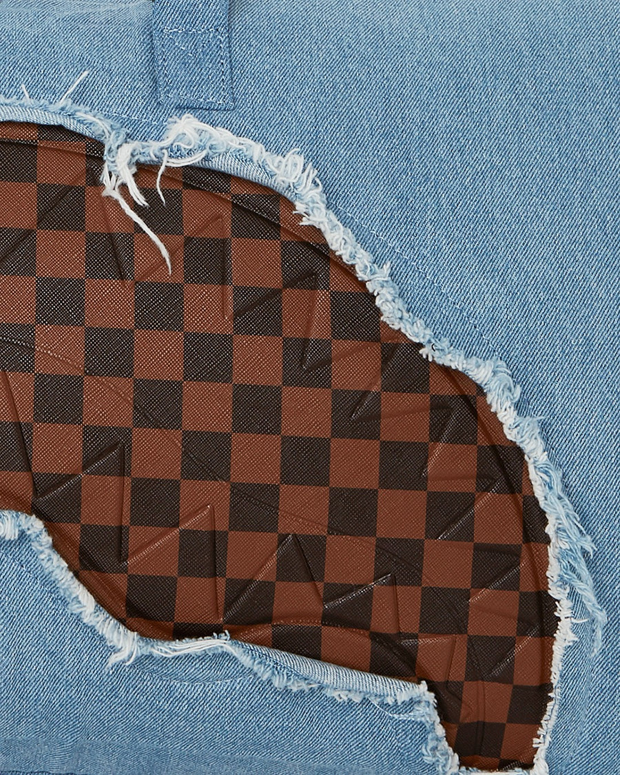 DENIM SHARK DUFFLE