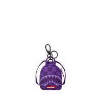 PURPLE SHARK SHARKS IN PARIS KEYCHAIN