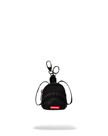 PRINTED ZIPPER SHARK KEYCHAIN