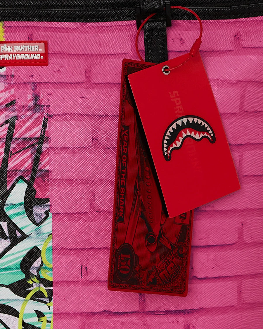 PINK PANTHER PAINTING TOTE
