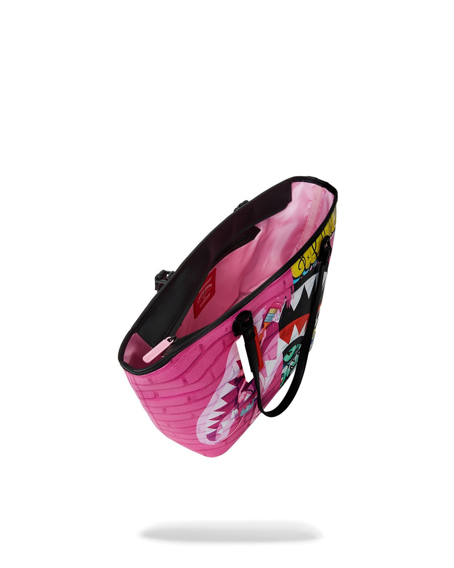 PINK PANTHER PAINTING TOTE