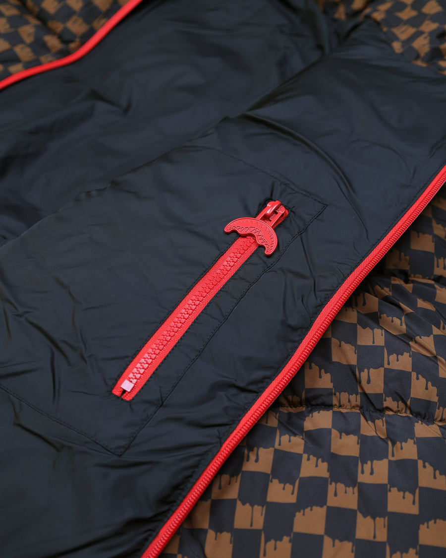 DRIP CHECK DETACH SLEEVES DOWN JKT