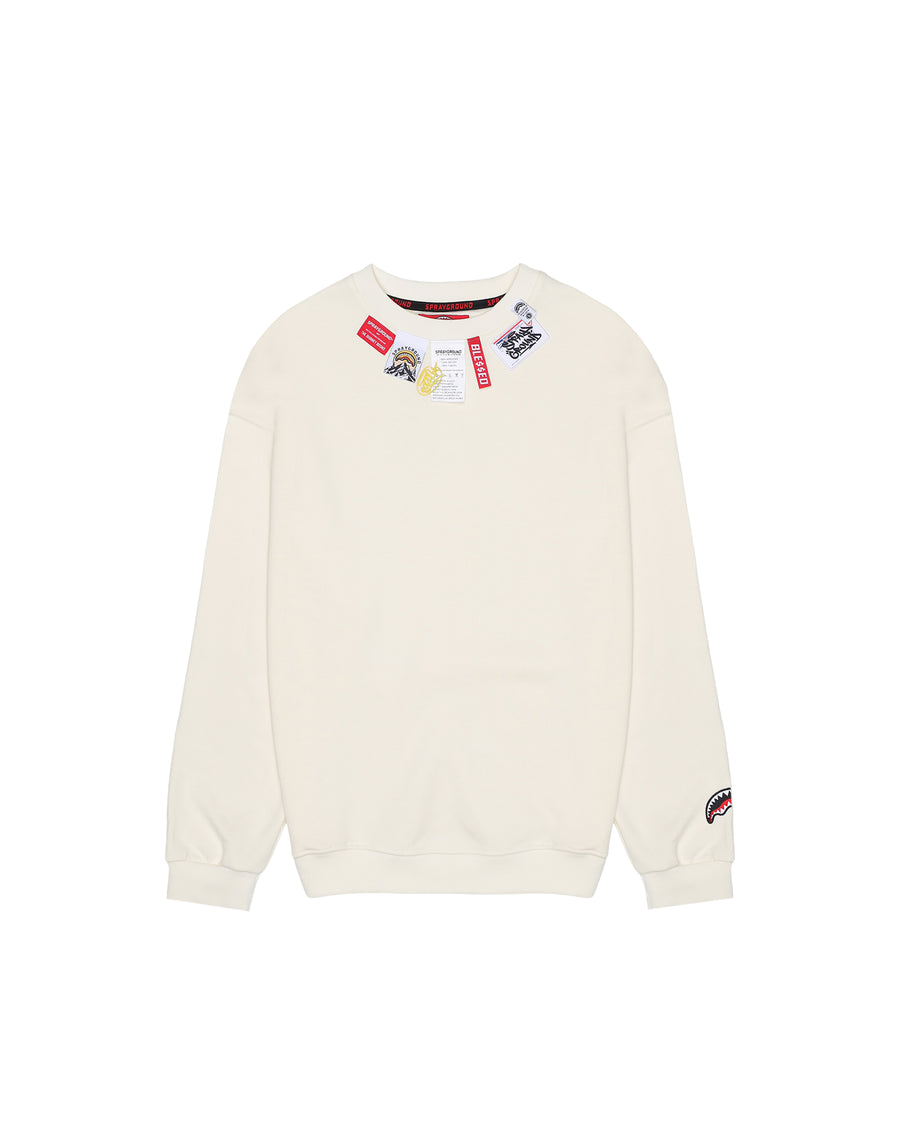 SPRAYGROUND LABEL CREWNECK
