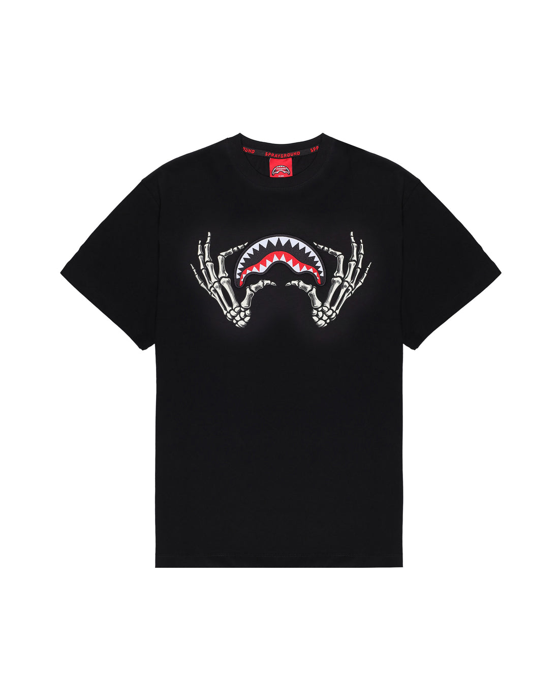 GLOW IN THE DARK SHARK BONE BOXY T-SHIRT