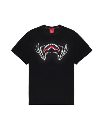 GLOW IN THE DARK SHARK BONE BOXY T-SHIRT