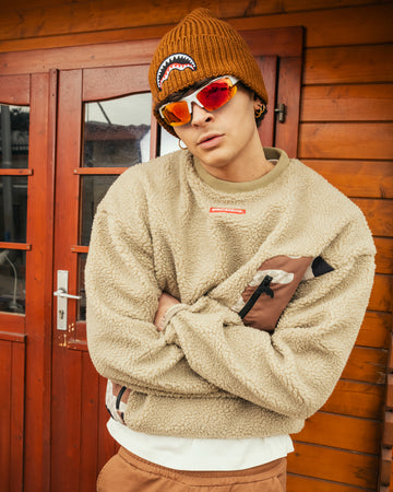 CAMO TEDDY CREWNECK