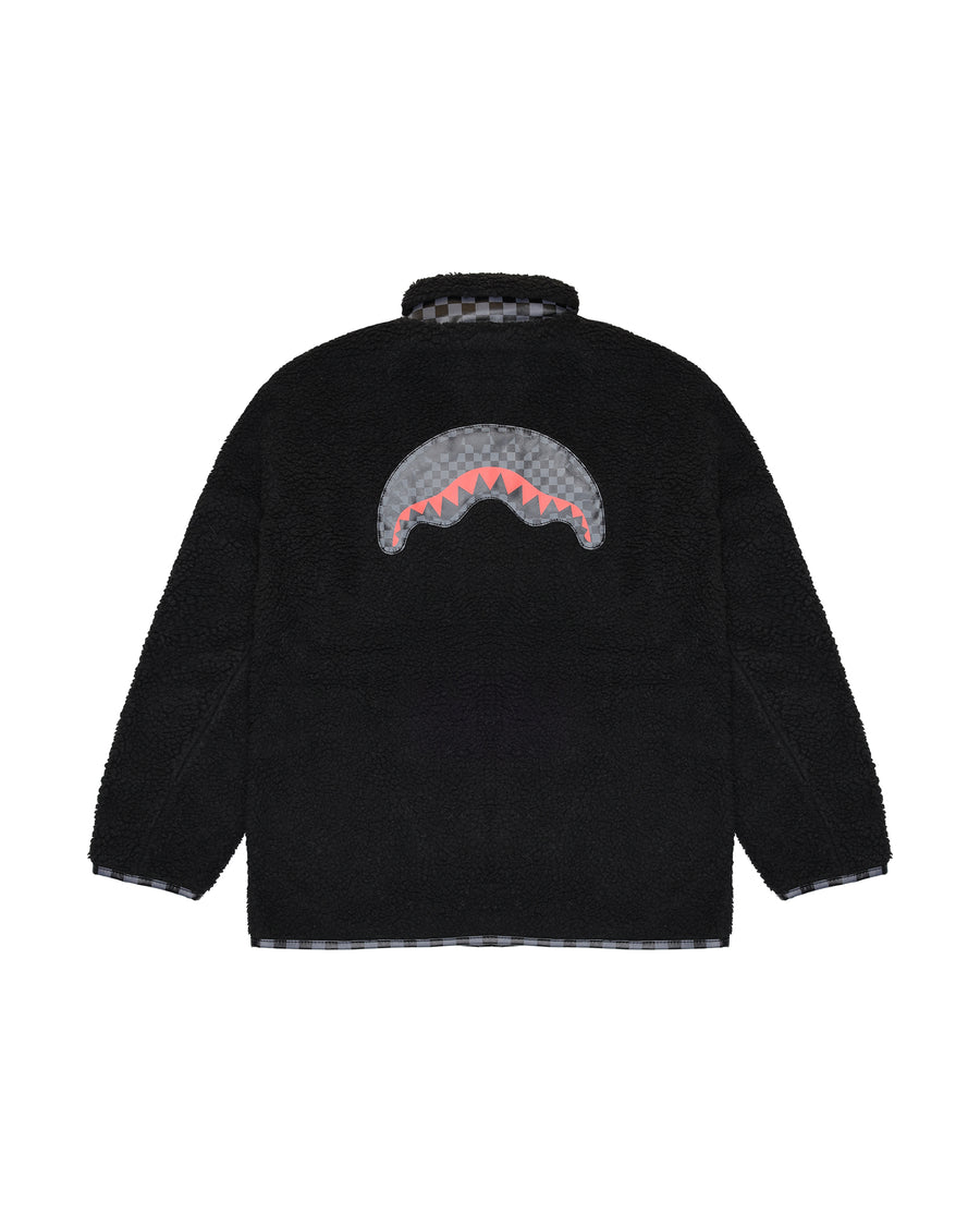 CHECKERED TEDDY JACKET