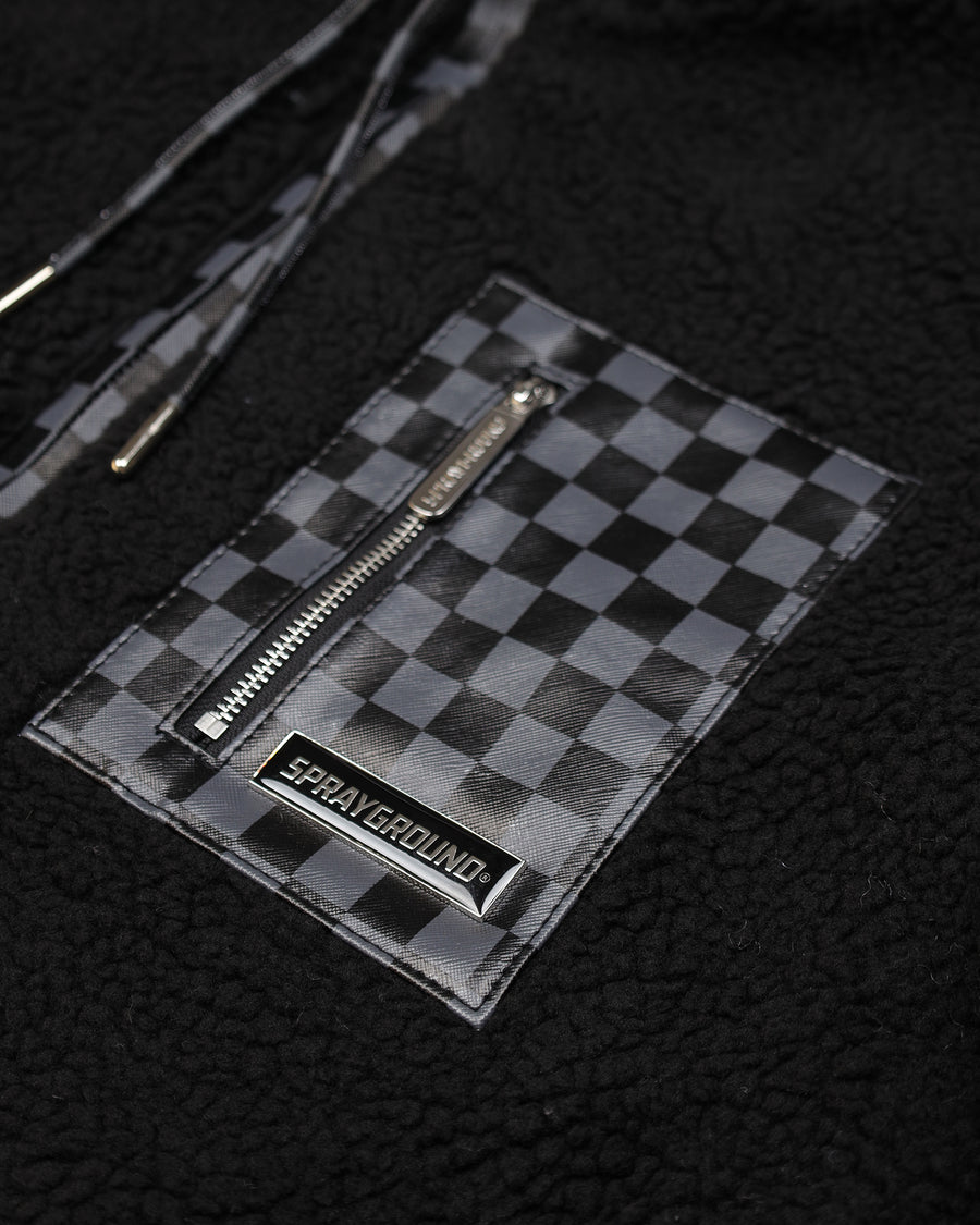 CHECKERED TEDDY JACKET