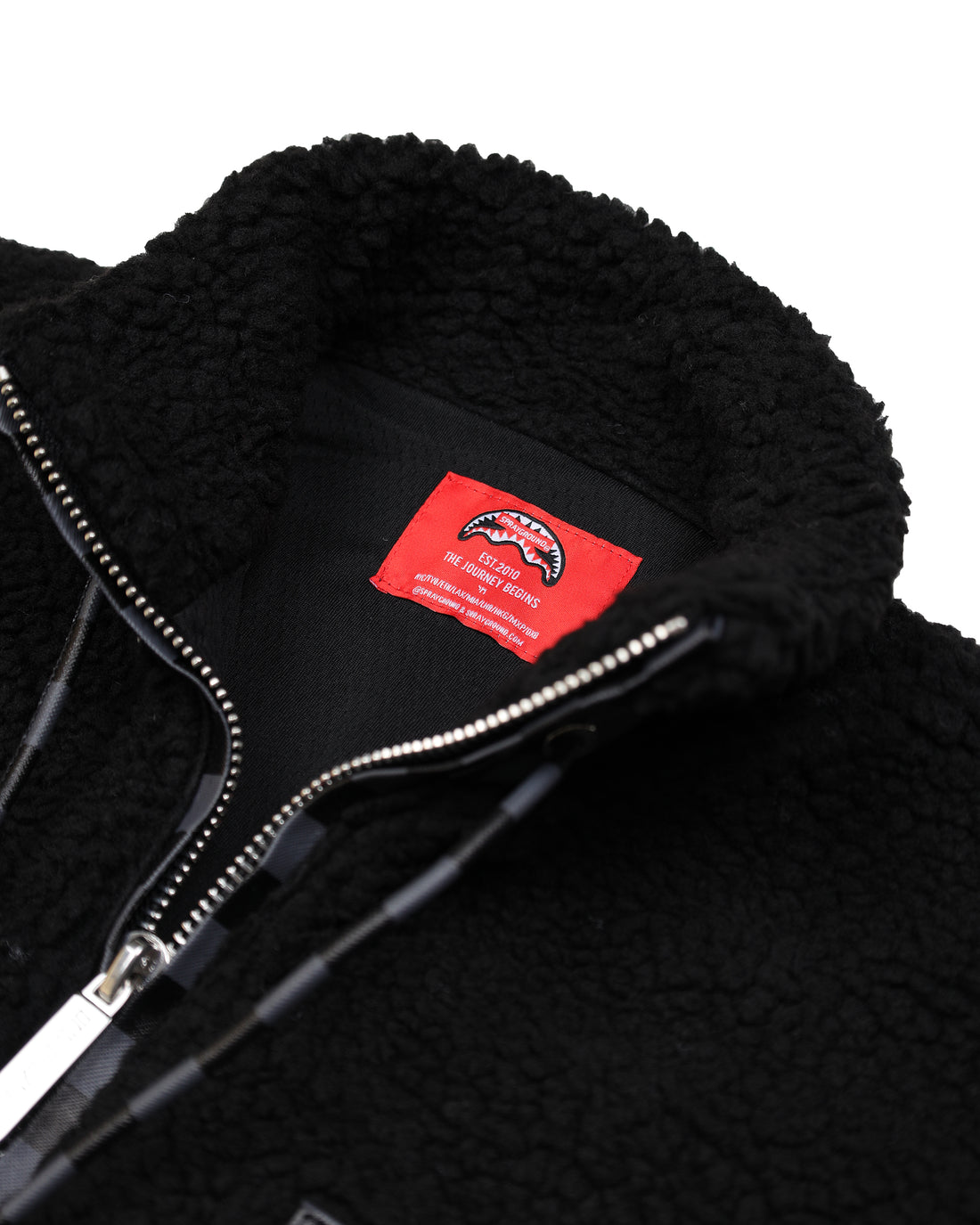 CHECKERED TEDDY JACKET